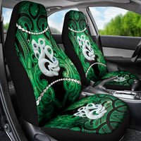 Maori Matariki Manaia Kakariki Car Seat Cover Maori Kowhaiwhai Pattern Galaxy