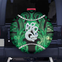 Maori Matariki Manaia Kakariki Spare Tire Cover Maori Kowhaiwhai Pattern Galaxy