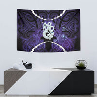 Maori Matariki Manaia Waiporoporo Tapestry Maori Kowhaiwhai Pattern Galaxy