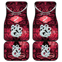 Personalised Maori Matariki Manaia Whero Car Mats Maori Kowhaiwhai Pattern Galaxy
