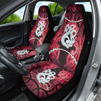 Maori Matariki Manaia Whero Car Seat Cover Maori Kowhaiwhai Pattern Galaxy