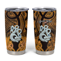 Personalised Maori Matariki Manaia Kowhai Tumbler Cup Maori Kowhaiwhai Pattern Galaxy