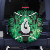 Maori Matariki Hei Matau Kakariki Spare Tire Cover Maori Kowhaiwhai Pattern Galaxy
