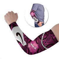Personalised Maori Matariki Hei Matau Mawhero Arm Sleeves Maori Kowhaiwhai Pattern Galaxy