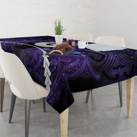 Maori Matariki Hei Matau Waiporoporo Tablecloth Maori Kowhaiwhai Pattern Galaxy