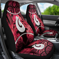 Maori Matariki Hei Matau Whero Car Seat Cover Maori Kowhaiwhai Pattern Galaxy
