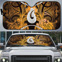 Maori Matariki Hei Matau Kowhai Auto Sun Shade Maori Kowhaiwhai Pattern Galaxy