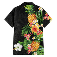 Hawaii Pineapple Tropical Family Matching Puletasi and Hawaiian Shirt Colorful Hibiscus Plumeria LT01 - Polynesian Pride