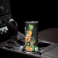 Hawaii Pineapple Tropical Skinny Tumbler Colorful Hibiscus Plumeria LT01 - Polynesian Pride