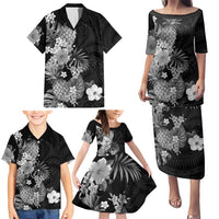 Hawaii Pineapple Tropical Family Matching Puletasi and Hawaiian Shirt Neutral Hibiscus Plumeria LT01 - Polynesian Pride