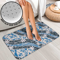 Ninamu Tahiti Tiare Monstera Bathroom Set Polynesian Pattern Curve Style - Polynesian Pride