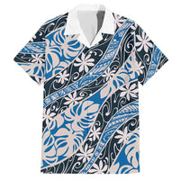 Ninamu Tahiti Tiare Monstera Hawaiian Shirt Polynesian Pattern Curve Style - Polynesian Pride