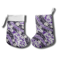 Vareau Tahiti Tiare Monstera Christmas Stocking Polynesian Pattern Curve Style - Polynesian Pride