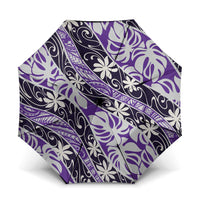 Vareau Tahiti Tiare Monstera Umbrella Polynesian Pattern Curve Style - Polynesian Pride