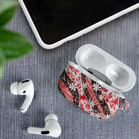 Uteute Tahiti Tiare Monstera AirPods Case Polynesian Pattern Curve Style - Polynesian Pride