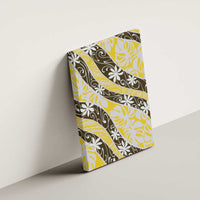 Rearea Tahiti Tiare Monstera Canvas Wall Art Polynesian Pattern Curve Style LT01 - Polynesian Pride