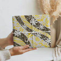 Rearea Tahiti Tiare Monstera Wrapping Paper Polynesian Pattern Curve Style - Polynesian Pride