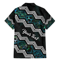 Personalised Taniko Aotearoa Mix Paua Shell Family Matching Mermaid Dress and Hawaiian Shirt Niho Taniwha Turquoise Glitter LT01 - Polynesian Pride