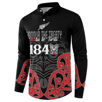 Toitu Te Tiriti 1840 Aotearoa Button Sweatshirt Stand Together Stand Stronger LT01 - Polynesian Pride