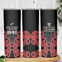 Toitu Te Tiriti 1840 Aotearoa Skinny Tumbler Stand Together Stand Stronger LT01 - Polynesian Pride