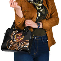 Personalised Polynesian Fiery Heart Shoulder Handbag Passionate Love