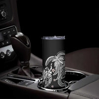 Polynesian Mermaid Plumeria Tribal Tattoo Skinny Tumbler LT01 - Polynesian Pride