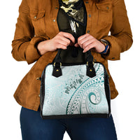 Pasifika Festival Shoulder Handbag Tribal Pattern Teal Version