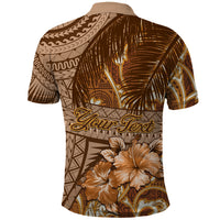 Personalised Fiji Masi Polo Shirt - Bula Fijian Masi Tapa Vintage Style LT01 - Polynesian Pride