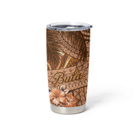 Fiji Masi Tumbler Cup Bula Fijian Masi Tapa Vintage Style LT01 - Polynesian Pride