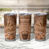 Fiji Masi Tumbler Cup Bula Fijian Masi Tapa Vintage Style LT01 - Polynesian Pride