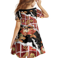 Hawaii Japanese Culture Black Family Matching Puletasi and Hawaiian Shirt Spring Cranes Aloha Pattern LT01 - Polynesian Pride