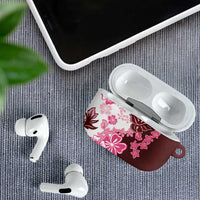 Pink Hibiscus Plumeria Floral AirPods Case - Polynesian Pride