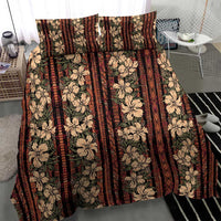 Hawaii Hibiscus Bedding Set Retro Style - Polynesian Pride