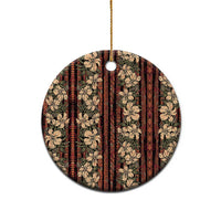 Hawaii Hibiscus Ceramic Ornament Retro Style - Polynesian Pride