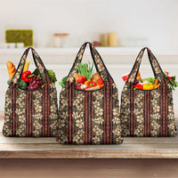 Hawaii Hibiscus Grocery Bag Retro Style - Polynesian Pride