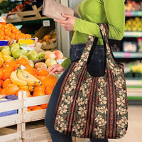 Hawaii Hibiscus Grocery Bag Retro Style - Polynesian Pride
