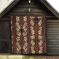 Hawaii Hibiscus Quilt Retro Style - Polynesian Pride