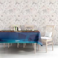 Hawaii Beach Landscape Time-Lapse Tablecloth Tropical Plumeria Flowers LT01 - Polynesian Pride