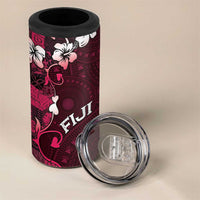 Fiji Masi 4 in 1 Can Cooler Tumbler Fijian Hibiscus Tapa Pink Version LT01 - Polynesian Pride