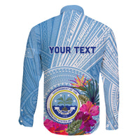 Micronesia Culture Day Family Matching Short Sleeve Bodycon Dress and Hawaiian Shirt Tribal Pattern Tropical Style LT01 - Polynesian Pride
