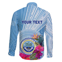 Micronesia Culture Day Family Matching Summer Maxi Dress and Hawaiian Shirt Tribal Pattern Tropical Style LT01 - Polynesian Pride
