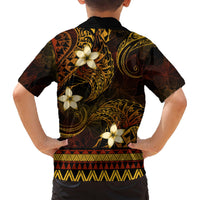 FSM Yap State Hawaiian Shirt Tribal Pattern Gold Version LT01 - Polynesian Pride