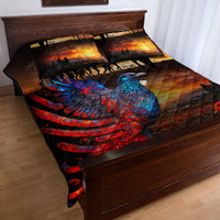 New Zealand Tui Bird Soldier ANZAC Quilt Bed Set Lest We Forget LT03
