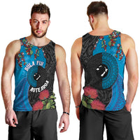 Fiji and New Zealand Together Men Tank Top Tapa Maori Tattoo mix Tagimoucia and Pohutukawa LT03 - Polynesian Pride