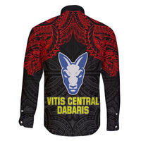 Vitis Central Dabaris Rugby Family Matching Mermaid Dress and Hawaiian Shirt Papua New Guinea Polynesian Tattoo LT03 - Polynesian Pride