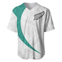 Custom New Zealand Football Baseball Jersey Go All Silver Ferns - Towards World Cup 2026 LT03 White - Polynesian Pride