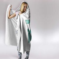 Custom New Zealand Football Hooded Blanket Go All Silver Ferns - Towards World Cup 2026 LT03 - Polynesian Pride