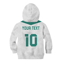 Custom New Zealand Football Kid Hoodie Go All Silver Ferns - Towards World Cup 2026 LT03 - Polynesian Pride