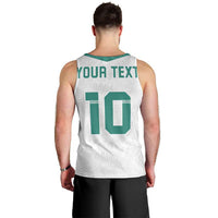 Custom New Zealand Football Men Tank Top Go All Silver Ferns - Towards World Cup 2026 LT03 - Polynesian Pride