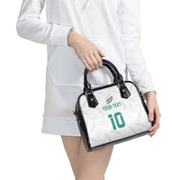 Custom New Zealand Football Shoulder Handbag Go All Silver Ferns - Towards World Cup 2026 LT03 - Polynesian Pride